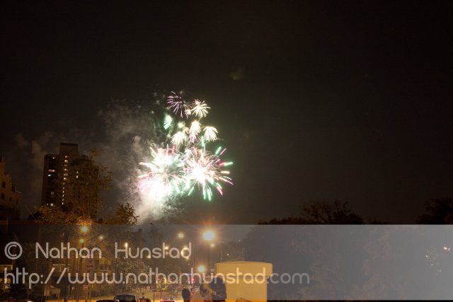 Minneapolis fireworks on 4 July 2010